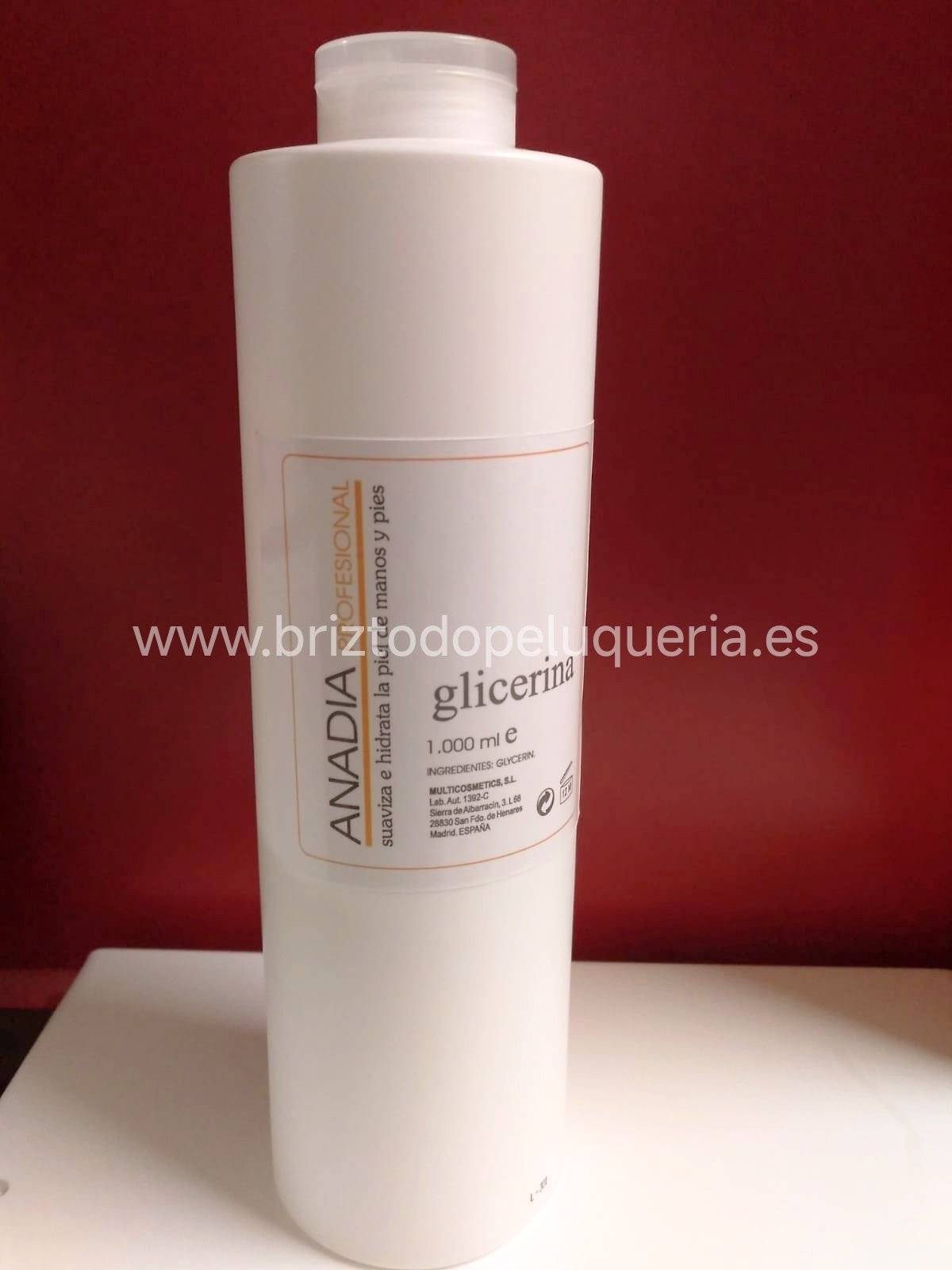 GLICERINA PROFESIONAL ANADIA 1.000ml
