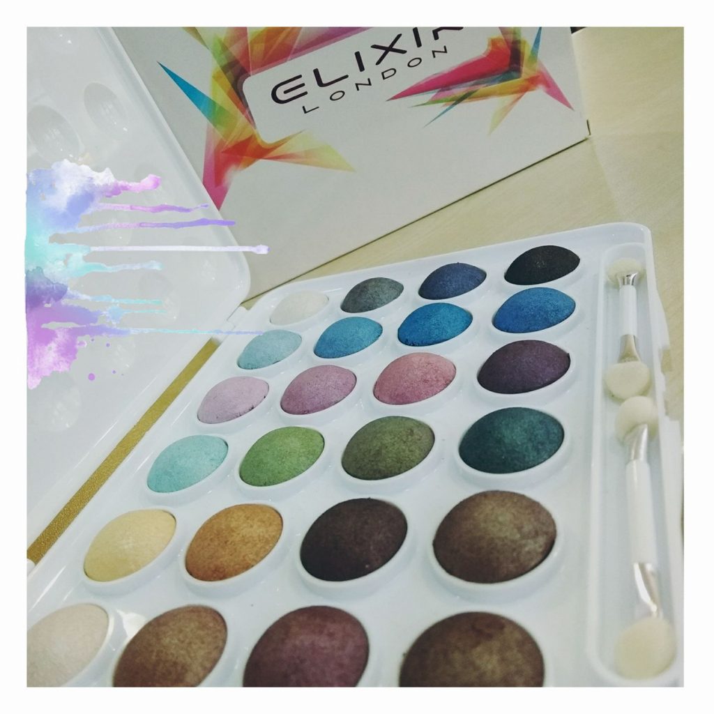 Paleta de 24 Sombras de ojos Wet eyes ELIXIR MAKE UP - Briztodopeluquería