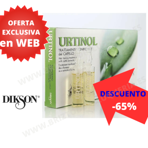 Ampollas tonificantes para cuero cabelludo y cabello con extracto de ORTIGA para CASPA, GRASA Y CAIDA URTINOL DIKSON