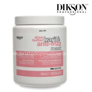 MASCARILLA ANTIFRIZZ con Manteca de Karité y Jojoba para cabello ENCRESPADO, SECO O TRATADO 1000ML LÍNEA PRO MASTER DIKSON