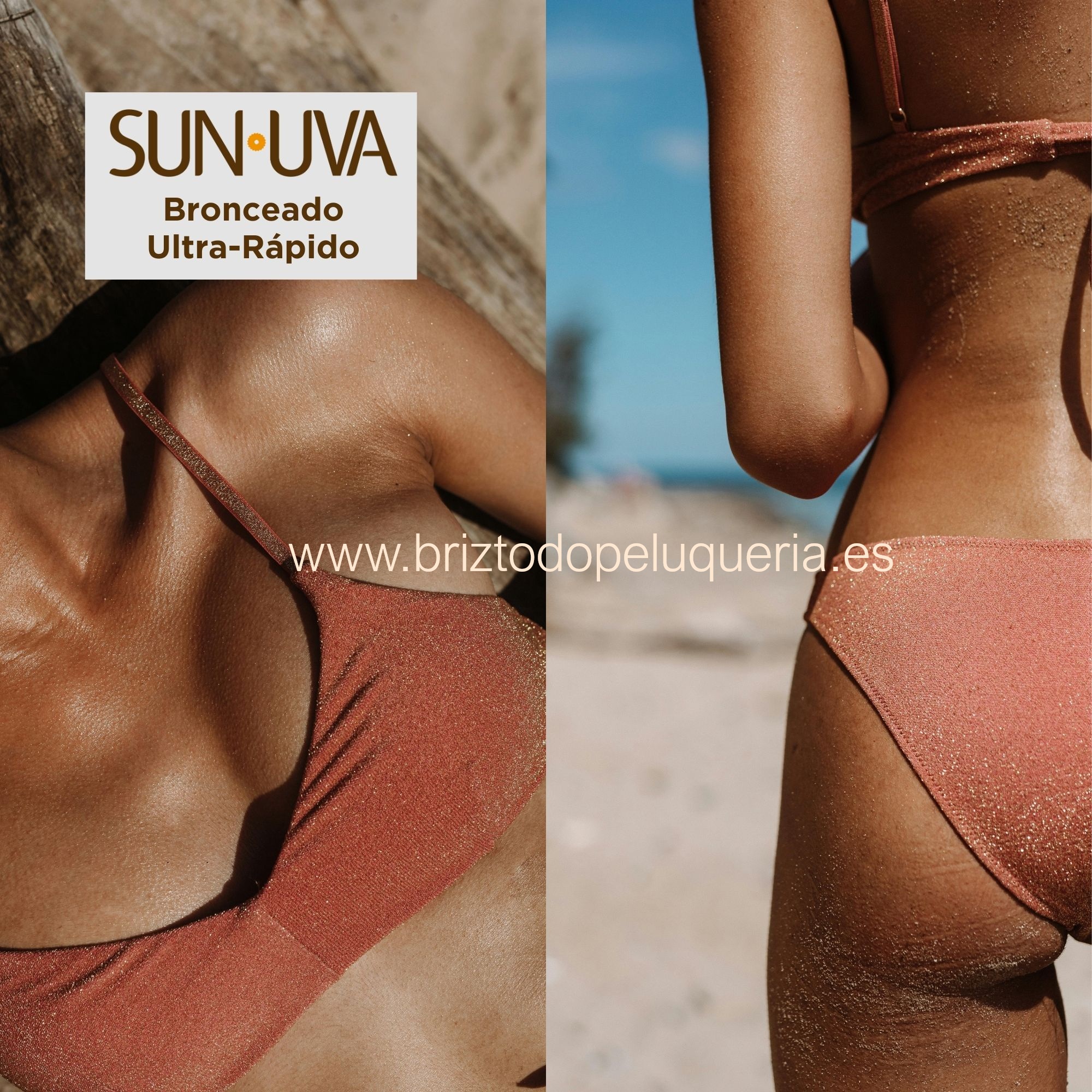 ACTIVADOR DE MELANINA CON DESTELLOS DORADOS Bronceador ultra rapido y acelerador del bronceado para sol o lámpara SUN UVA BRILLI GLOW DIET ESTHETIC - Imagen 3