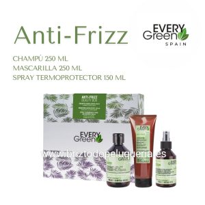 PACK ANTI ENCRESPAMIENTO ESPECIAL ANTI-FRIZZ HAIR BOX EVERYGREEN