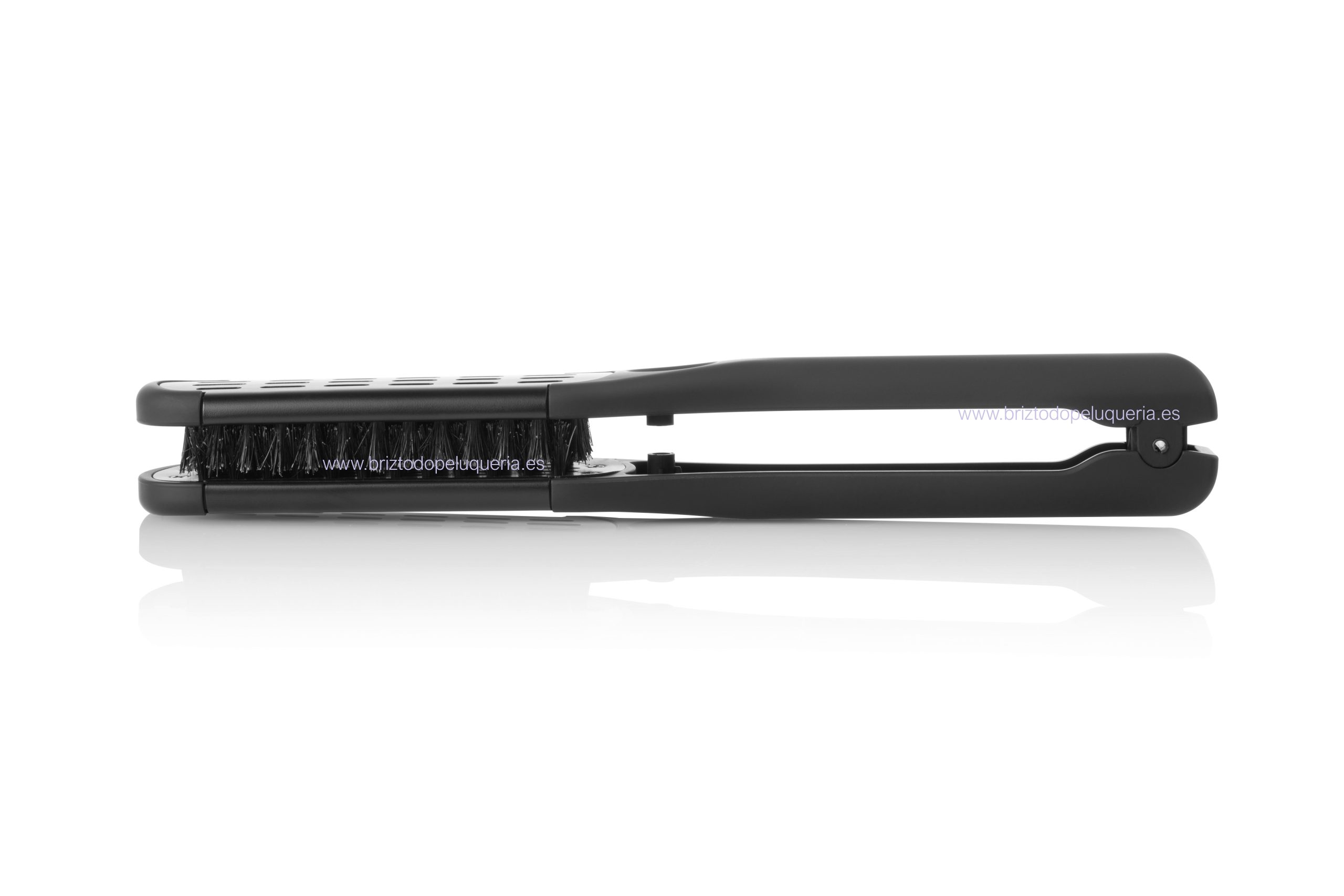 CEPILLO TERMICO DOBLE PARA ALISAR especial para plancha y secador EXTRA SHINE BRUSH XANITALIA - Imagen 2