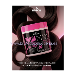 Mascarilla Bomba Max Nazca Tratamiento de choque para cabellos debilitados, con rotura o sin brillo