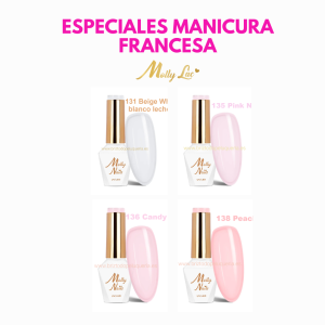 ESMALTE SEMIPERMANENTE manicura francesa
