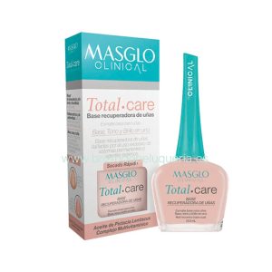BASE RECUPERADORA de UÑAS Total Care 13,5ml MASGLO - Nude