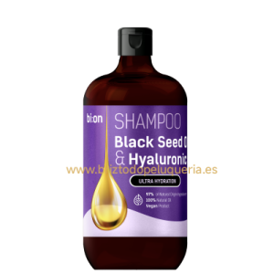 Champu Ultra Hidratante Bio Naturell con Aceite de Semilla Negra y Ácido Hialurónico (946 ml) Elfa Pharm